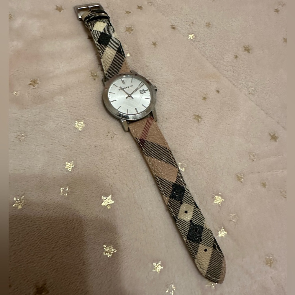 Burberry Leather Strap Watch